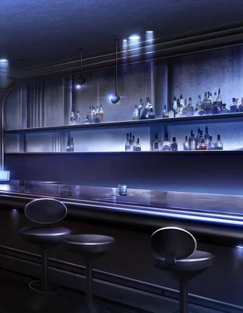 Bar counter anime