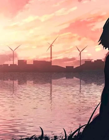 Anime sunset