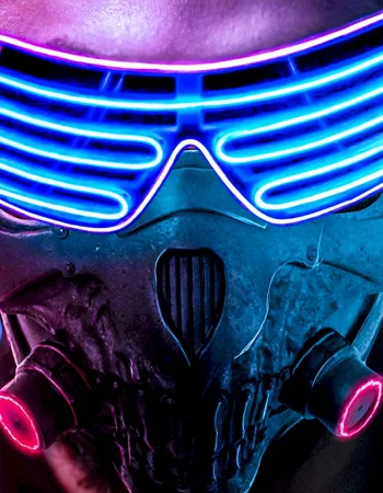 Cyberpunk 2077 Neon maskasi