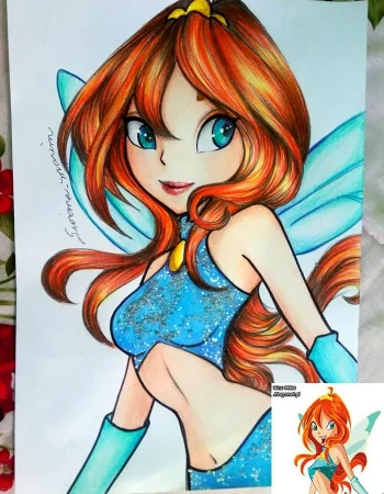 Eskiz uchun Winx Bloom