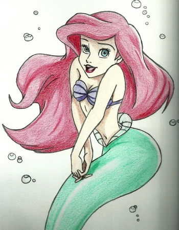 Ariel Disney sketches