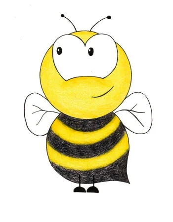 Bee drawing