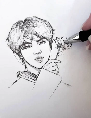 Sketch Kim Seokjin