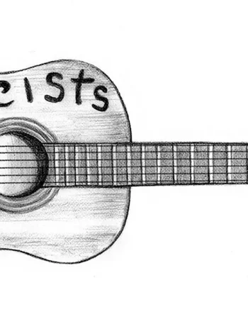 Woody Guthrie gitara