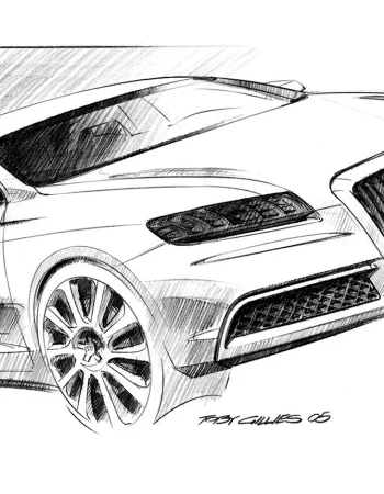 Audi a4 avant Sketch