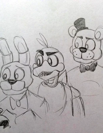 Freddy chizish uchun FNAF