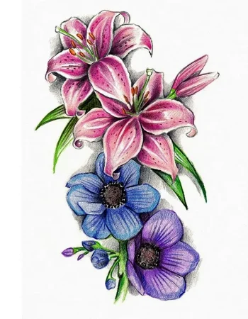 Tattoo flowers