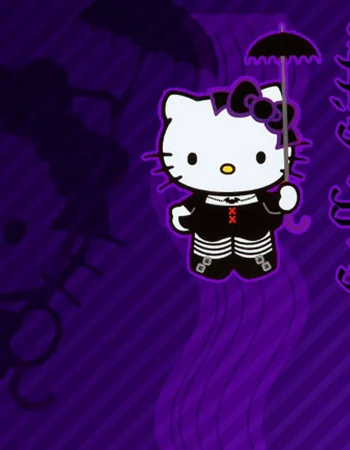 Hello Kitty purple Kitty