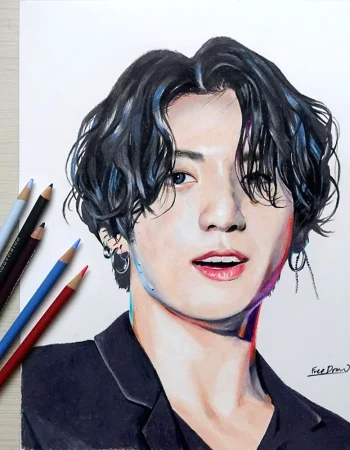 Jungkook BTS 2021 art