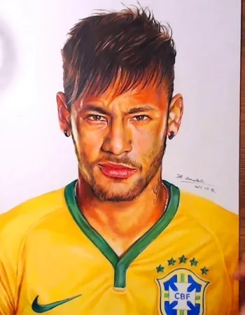 Neymar Junior portrait