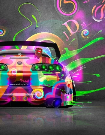 JDM Supra neon