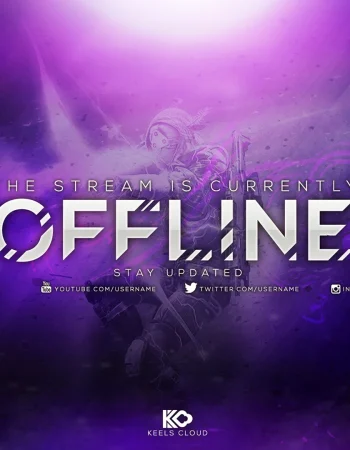 Twitch uchun oflayn banner